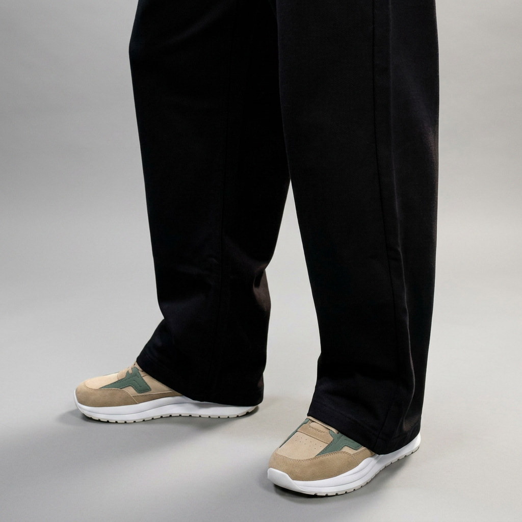 Wide-Leg Street Joggers