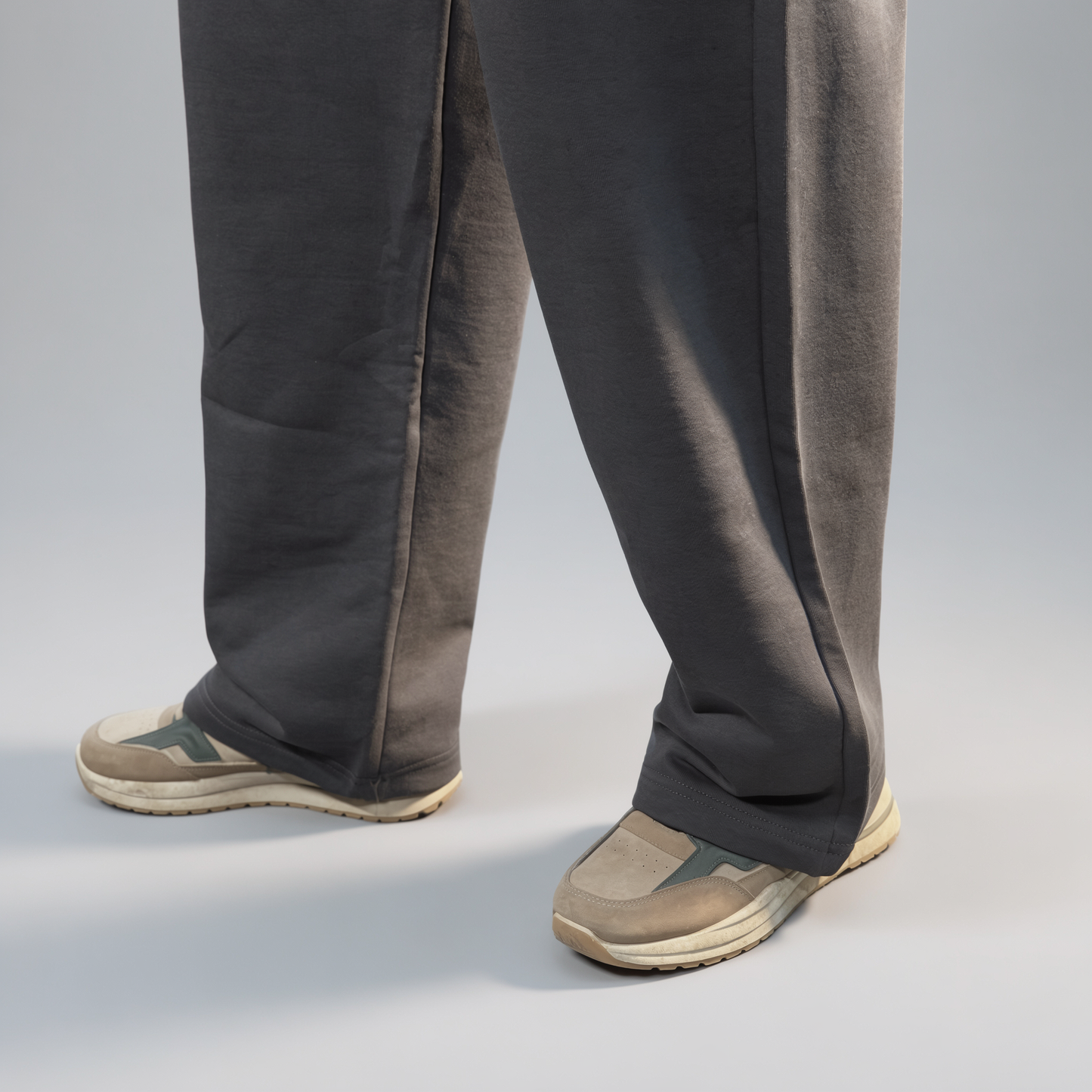 Wide-Leg Street Joggers