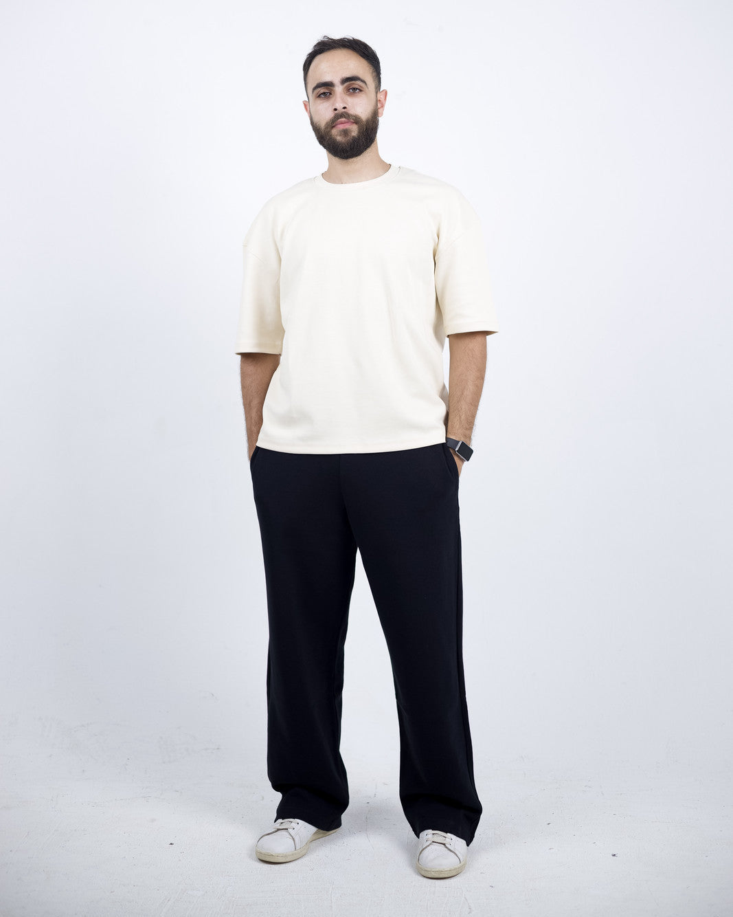 Wide-Leg Street Joggers
