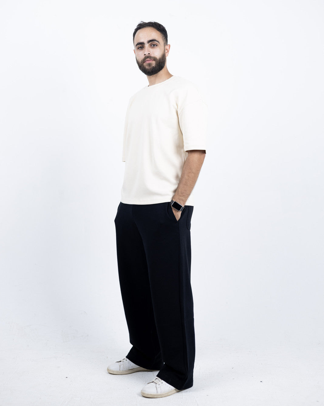 Wide-Leg Street Joggers
