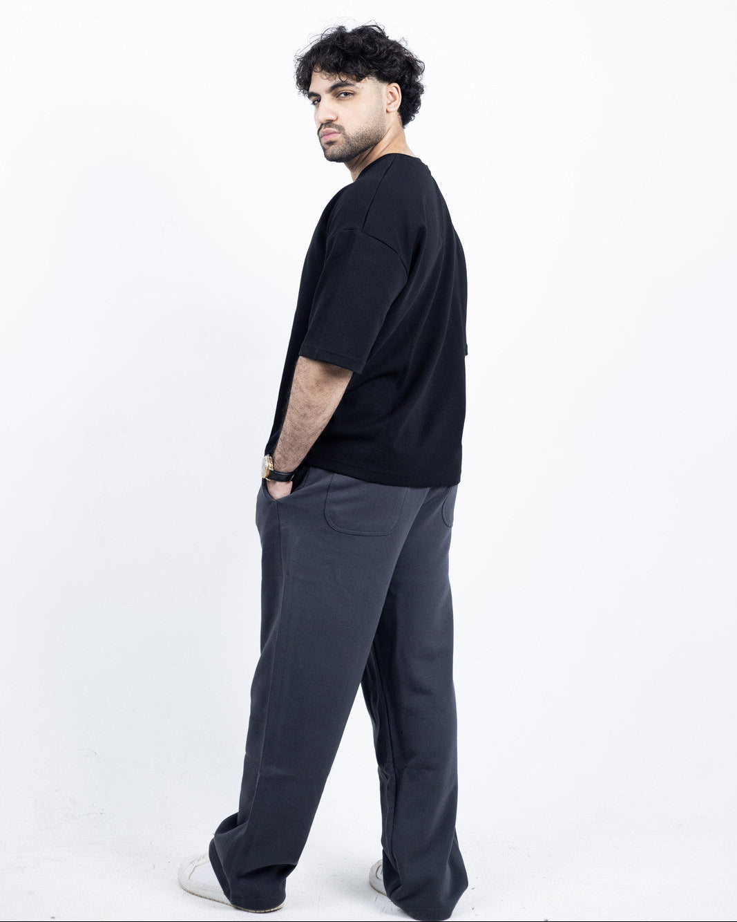 Wide-Leg Street Joggers