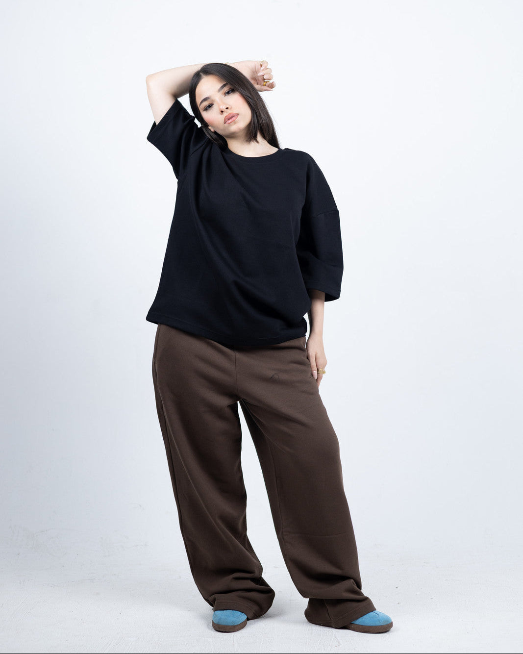 Wide-Leg Street Joggers