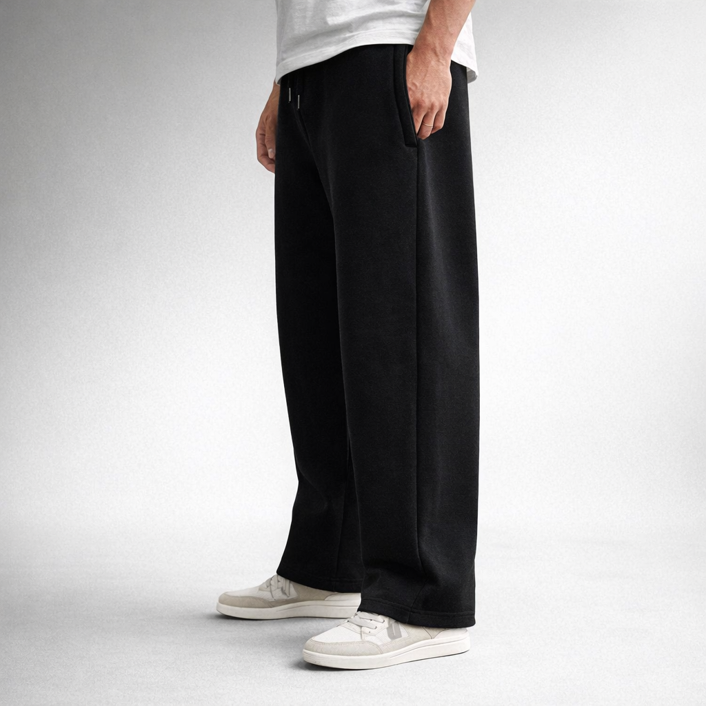 Wide-Leg Street Joggers